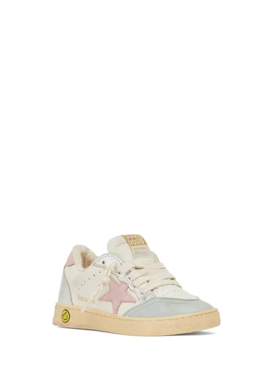 Golden Goose   Ballstar leather lace-up sneakers 