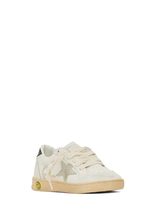 Golden Goose   Ballstar leather lace-up sneakers 