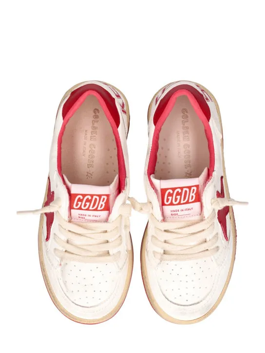 Golden Goose   Ballstar leather lace-up sneakers 