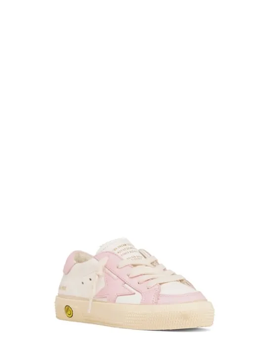 Golden Goose   May leather lace-up sneakers 