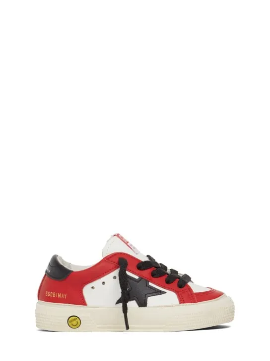 Golden Goose   May leather lace-up sneakers 