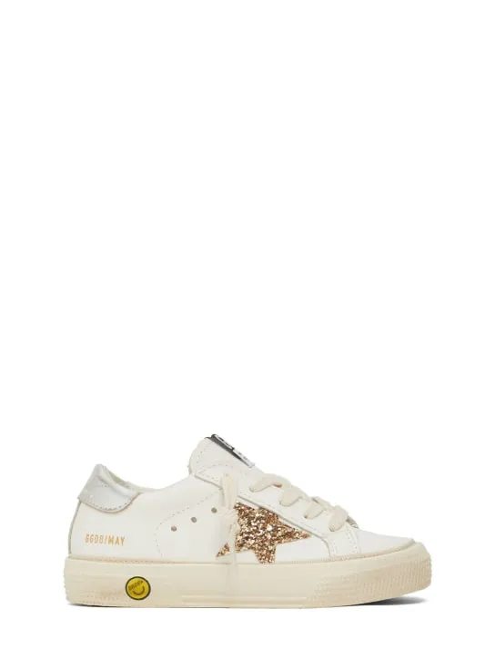 Golden Goose   May leather lace-up sneakers 