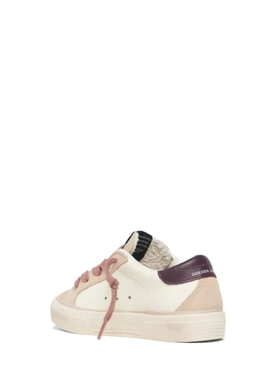 Golden Goose   May leather lace-up sneakers 