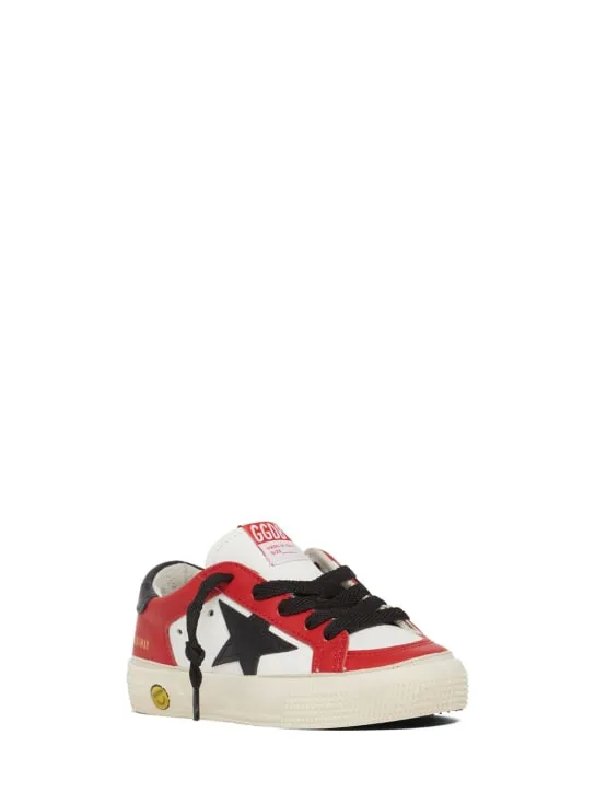 Golden Goose   May leather lace-up sneakers 