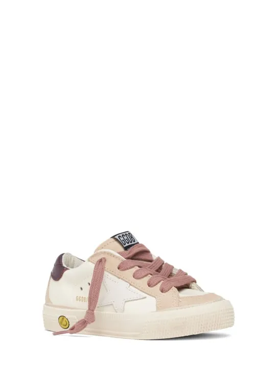 Golden Goose   May leather lace-up sneakers 