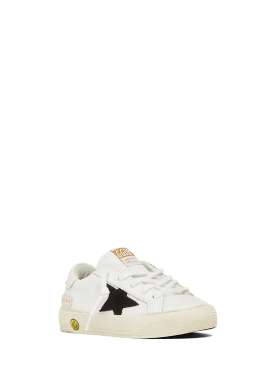 Golden Goose   May leather lace-up sneakers 