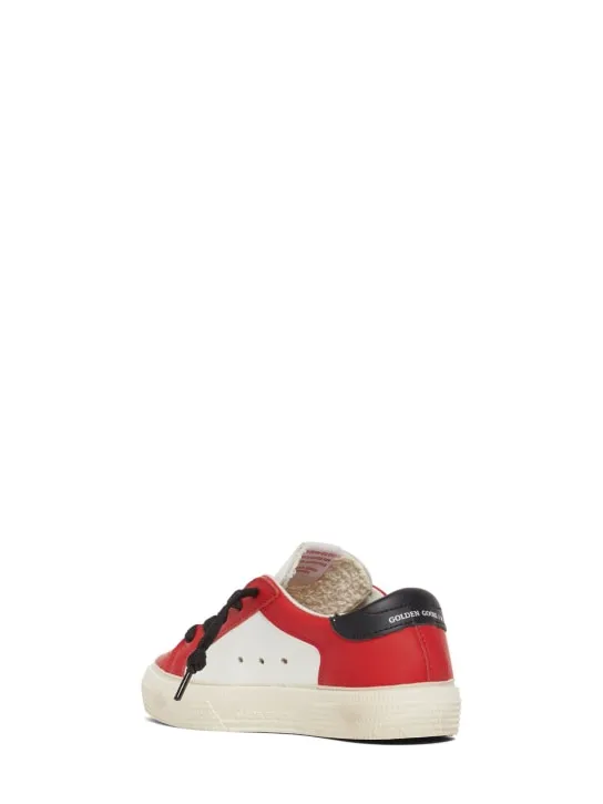 Golden Goose   May leather lace-up sneakers 