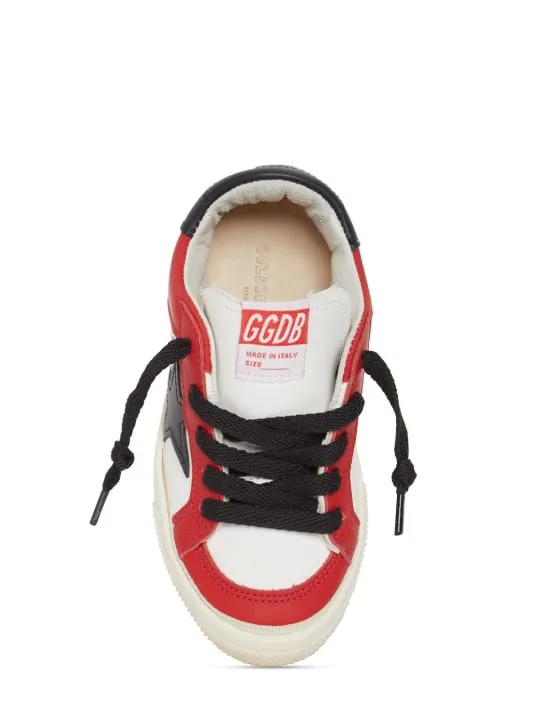 Golden Goose   May leather lace-up sneakers 