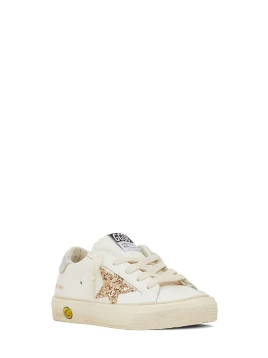 Golden Goose   May leather lace-up sneakers 