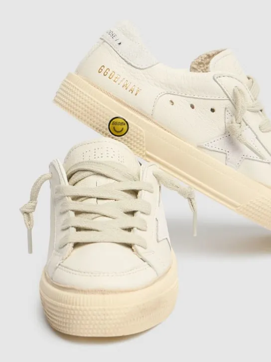 Golden Goose   May leather lace-up sneakers 