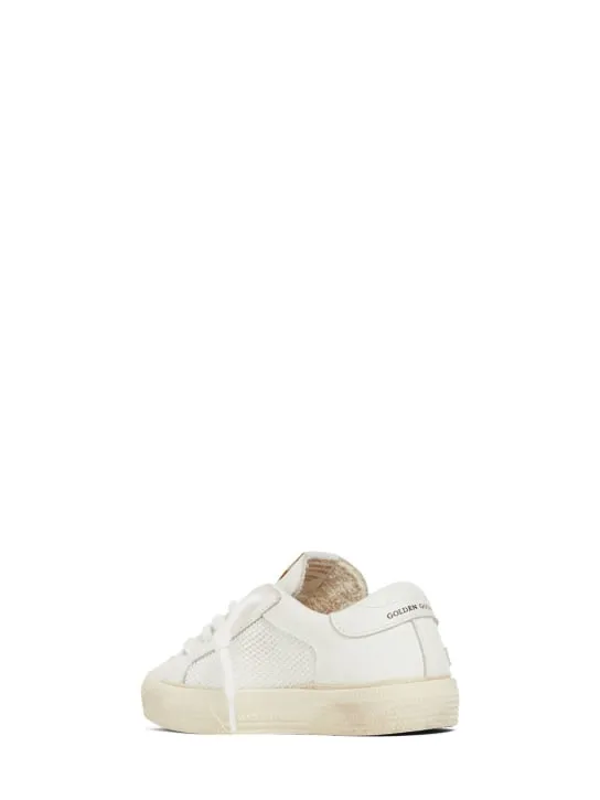 Golden Goose   May leather lace-up sneakers 