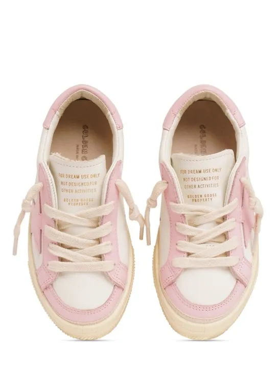 Golden Goose   May leather lace-up sneakers 