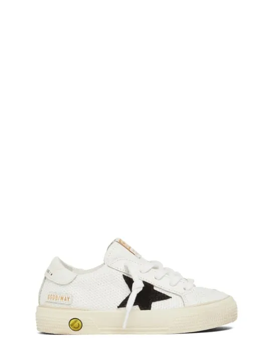 Golden Goose   May leather lace-up sneakers 