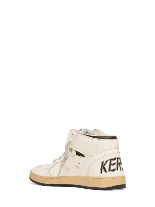 Golden Goose   Sky Star leather lace-up sneakers 