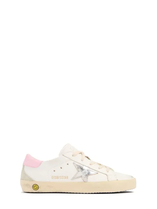 Golden Goose   Super-star leather lace-up sneakers 