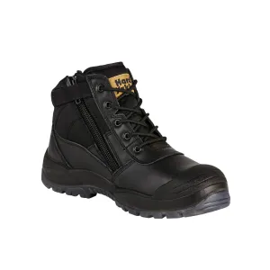 Hard Yakka Utility Zip Sided Steel Toe Safety Boot (Y60125)