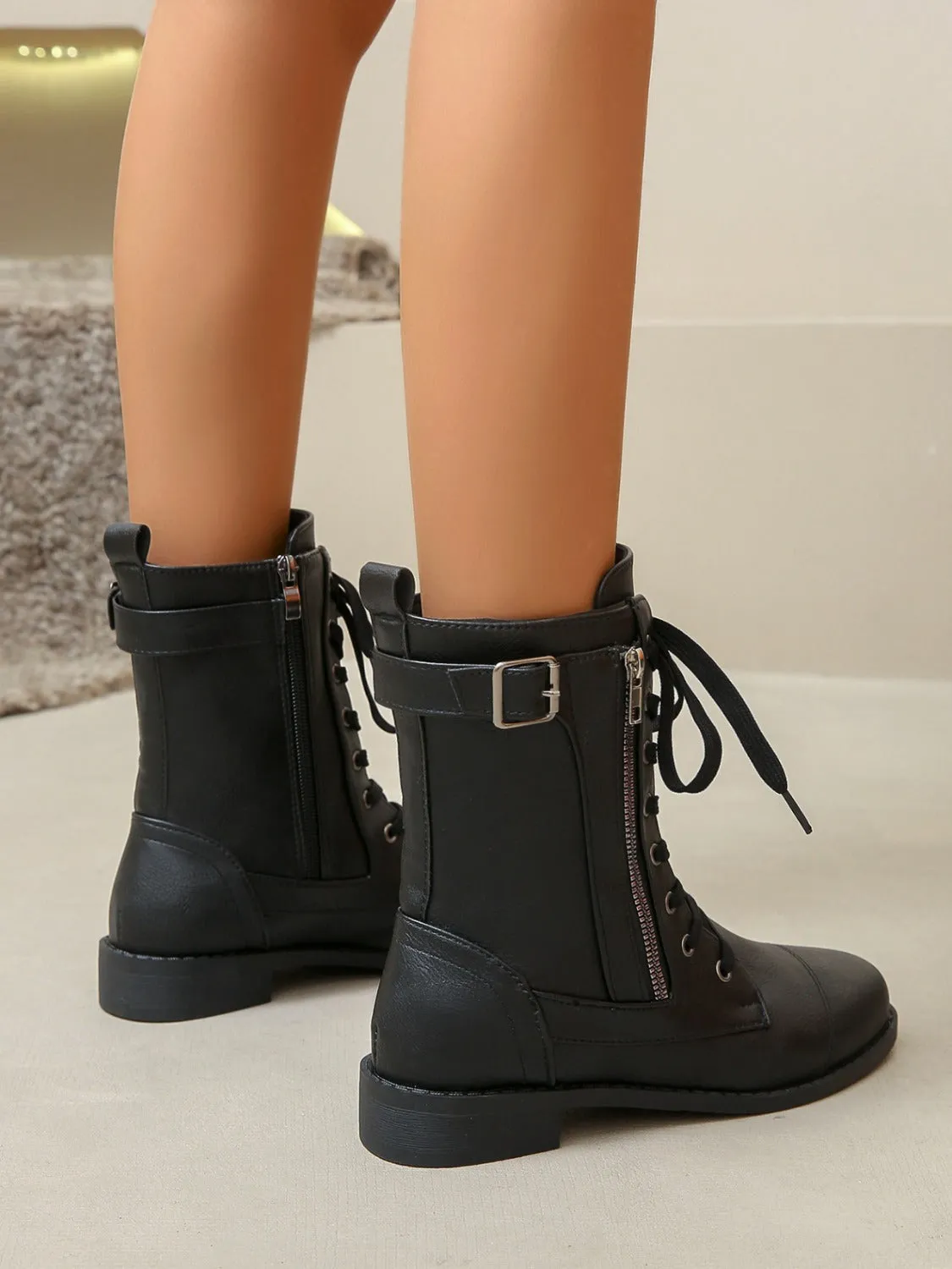 Jenni Lace-Up Boots