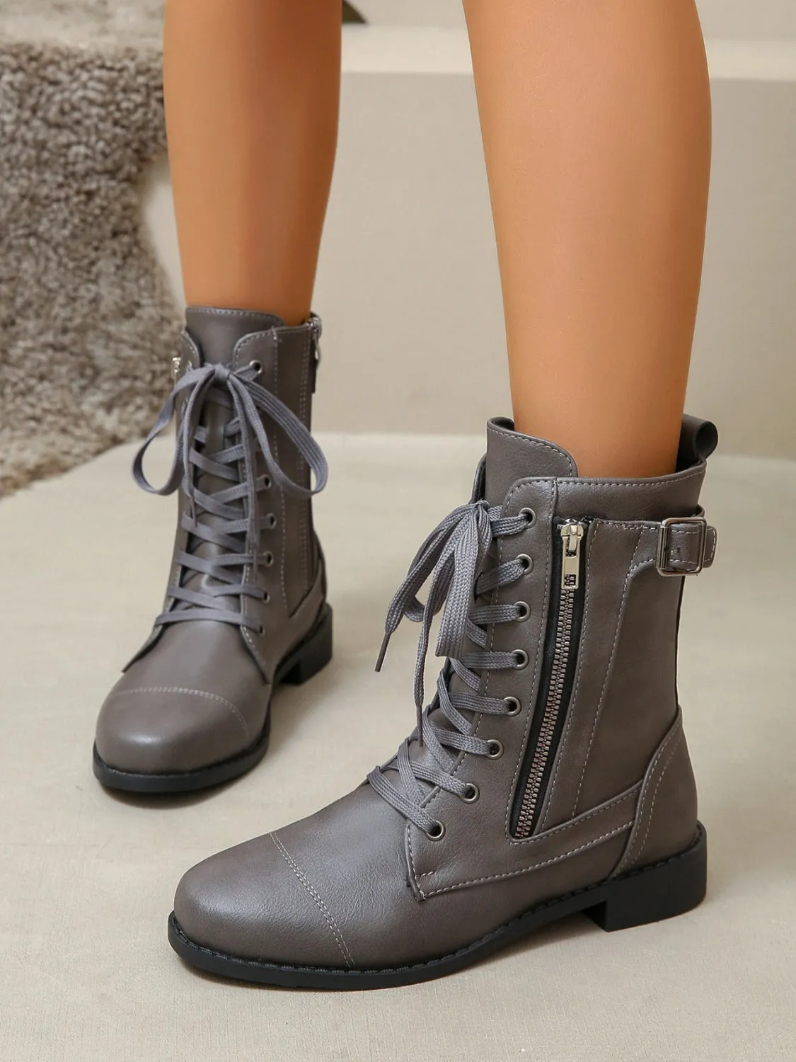 Jenni Lace-Up Boots