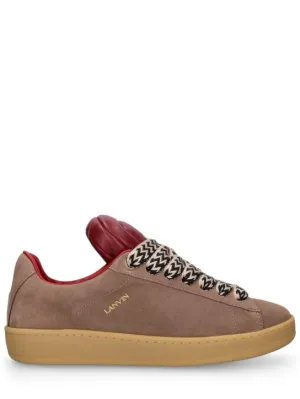 Lanvin   Curb Lite In Full suede sneakers 