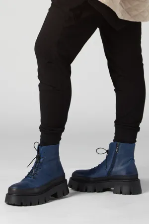 LOFINA Lace Up Boot in Blue