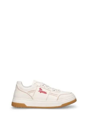 Marni Junior   Cotton denim lace-up sneakers 