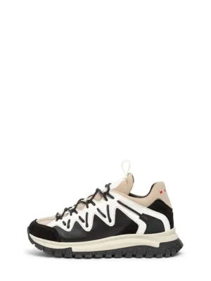 Marni Junior   Nylon &amp; leather lace-up sneakers 