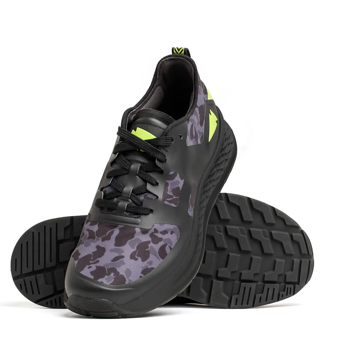 Men's Rough Runner - Midnight Frogskin   Acid Lime