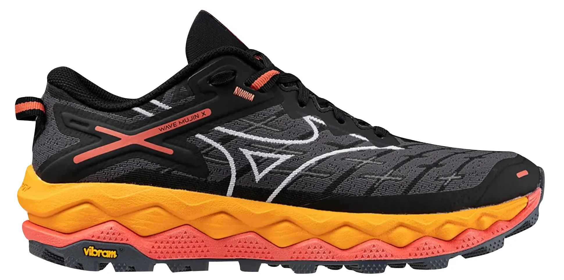 Mizuno Wave Mujin 10 (Black Hot Coral) Womens