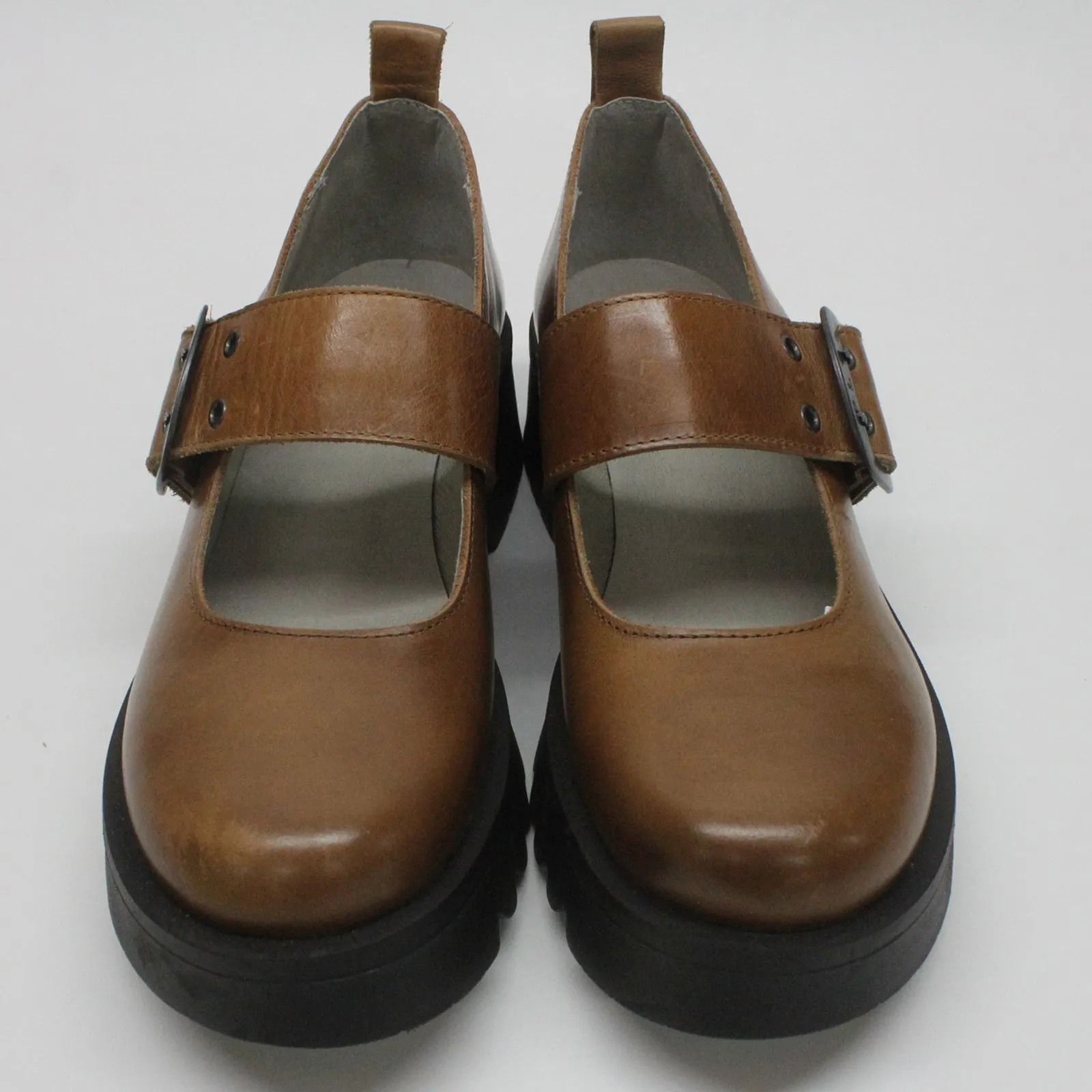 MOCH126FLY Rug Leather Women's Comfort Shoes - UK 7 - US 9-9.5 Women - EU 40