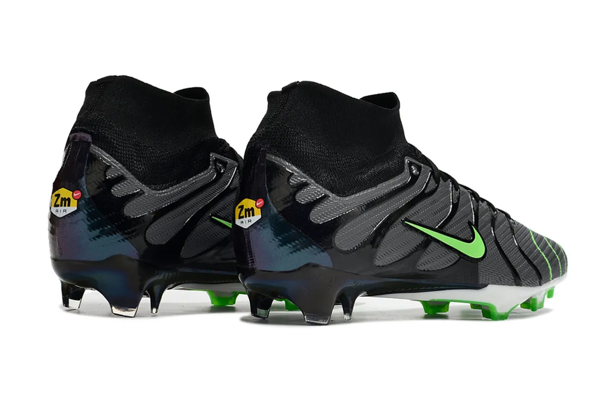 Nike Mercurial Superfly - Onyx Black | Fossil Gray | Shamrock Green - FREE WORLDWIDE SHIPPING