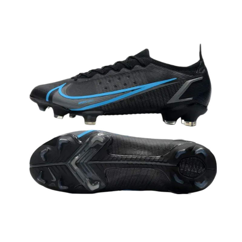 Nike Mercurial Vapor 14 Elite FG Black Steel Grey - Goatkits Boots