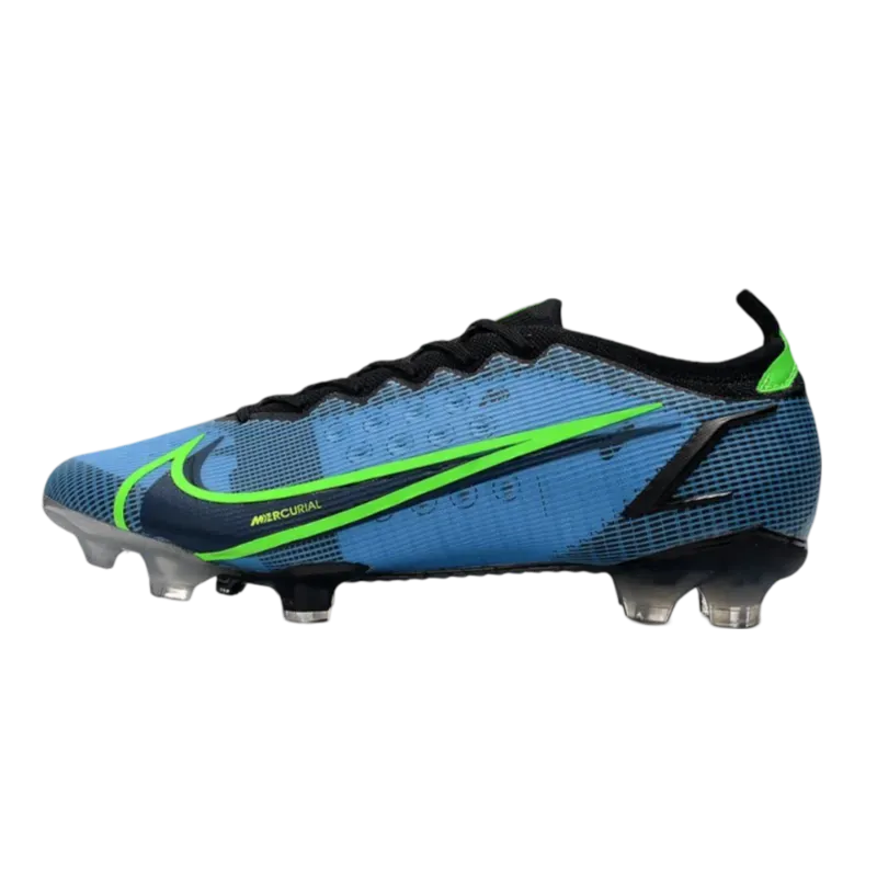 Nike Mercurial Vapor 14 Elite FG Bleu Black Volt - Goatkits Boots