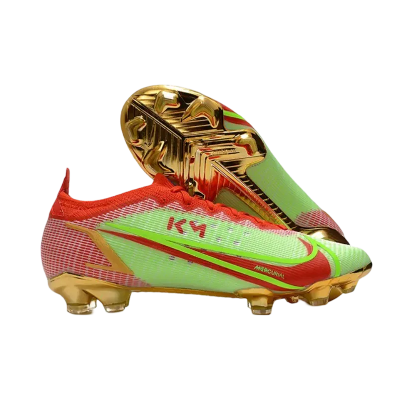 Nike Mercurial Vapor 14 Elite FG Green Red Gold  - Goatkits Boots