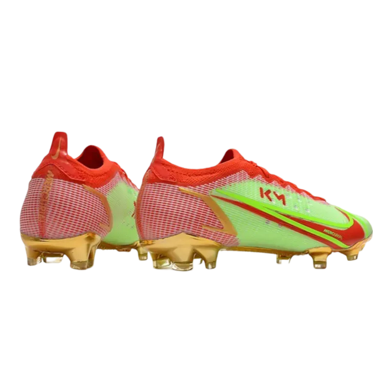 Nike Mercurial Vapor 14 Elite FG Green Red Gold  - Goatkits Boots