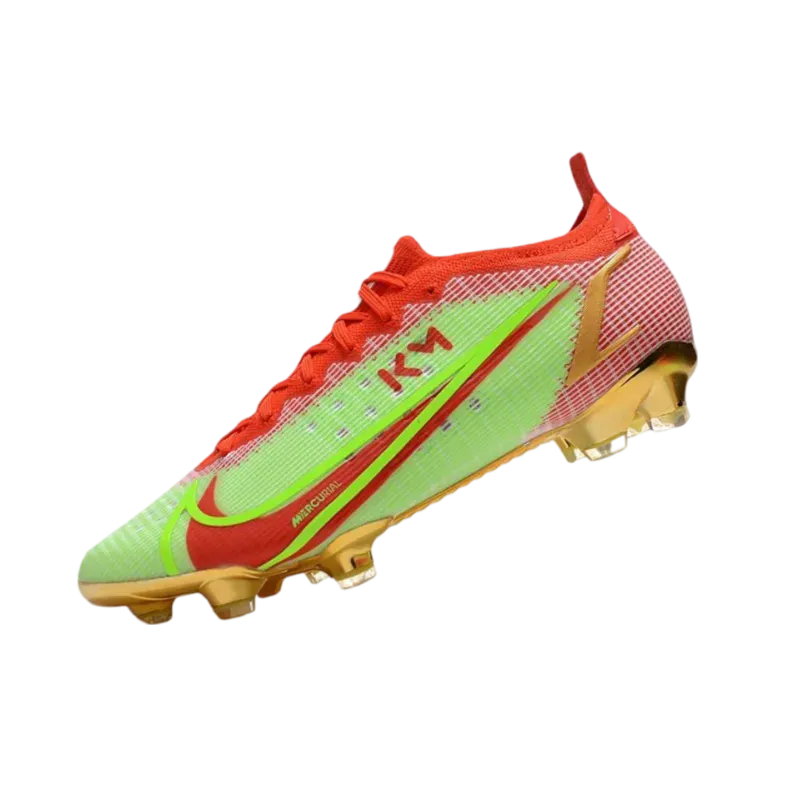 Nike Mercurial Vapor 14 Elite FG Green Red Gold  - Goatkits Boots