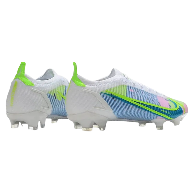 Nike Mercurial Vapor 14 Elite FG White Bleu Volt - Goatkits Boots