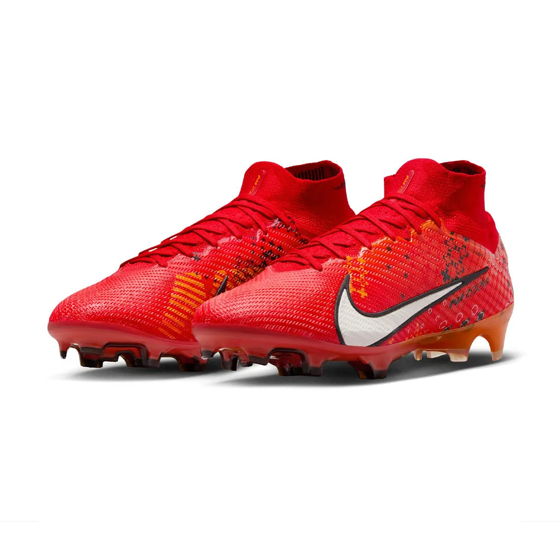 NIKE SUPERFLY 9 ELITE MERCURIAL DREAM SPEED FG HIGH-TOP FOOTBALL BOOTS RED