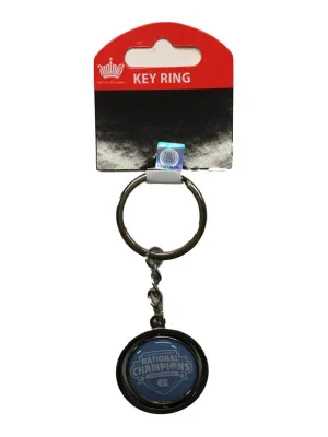 North Carolina Tar Heels 2017 Men's Basketball Champions Spinning Keychain