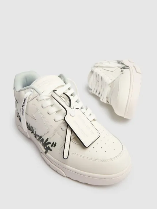 Off-White   Out Of Office leather sneakers 
