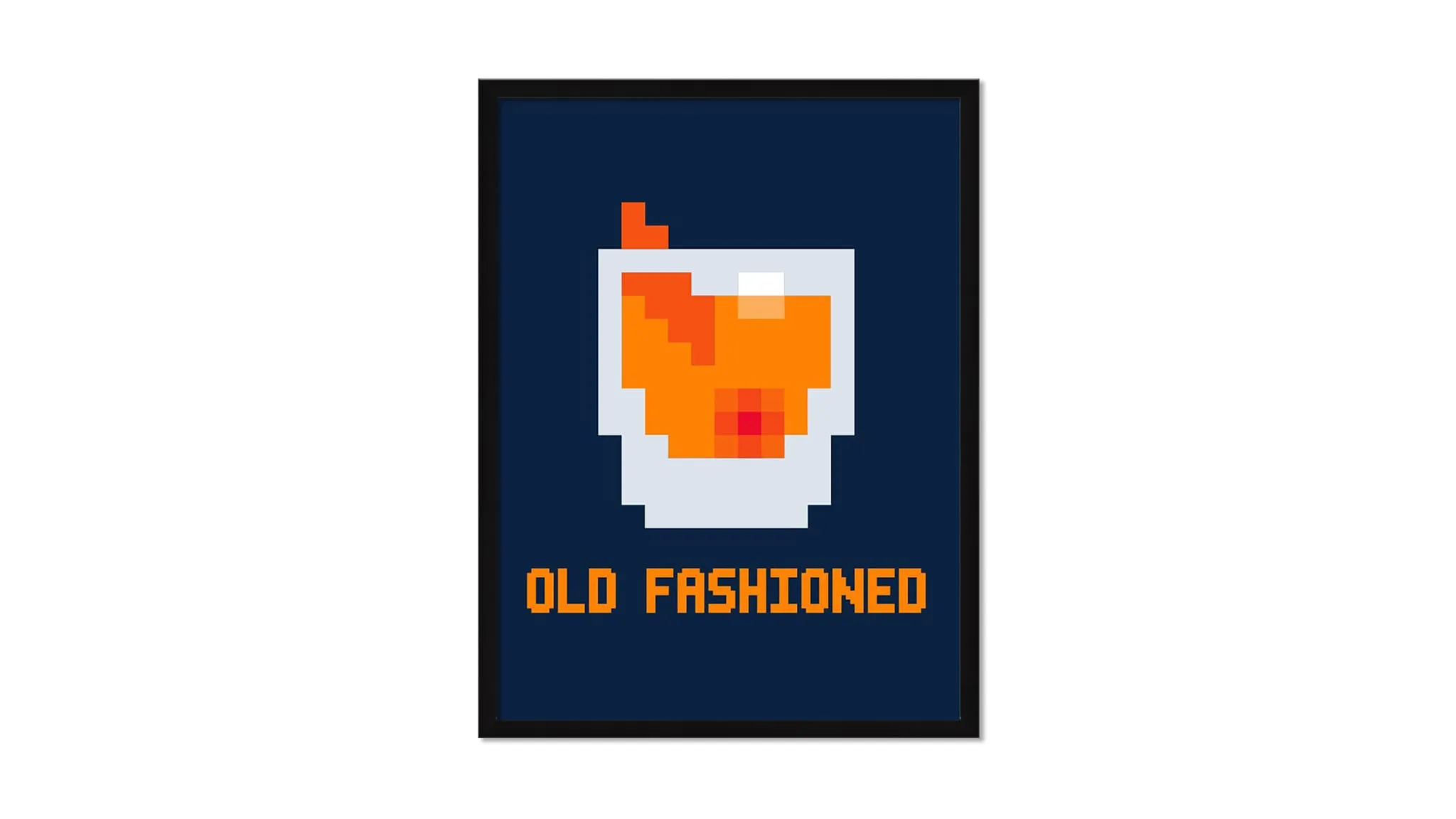 Old Fashioned 8-Bit Wall Art