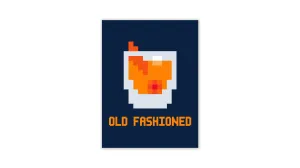 Old Fashioned 8-Bit Wall Art