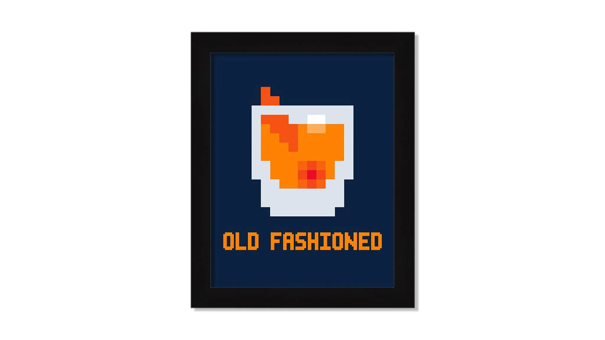 Old Fashioned 8-Bit Wall Art