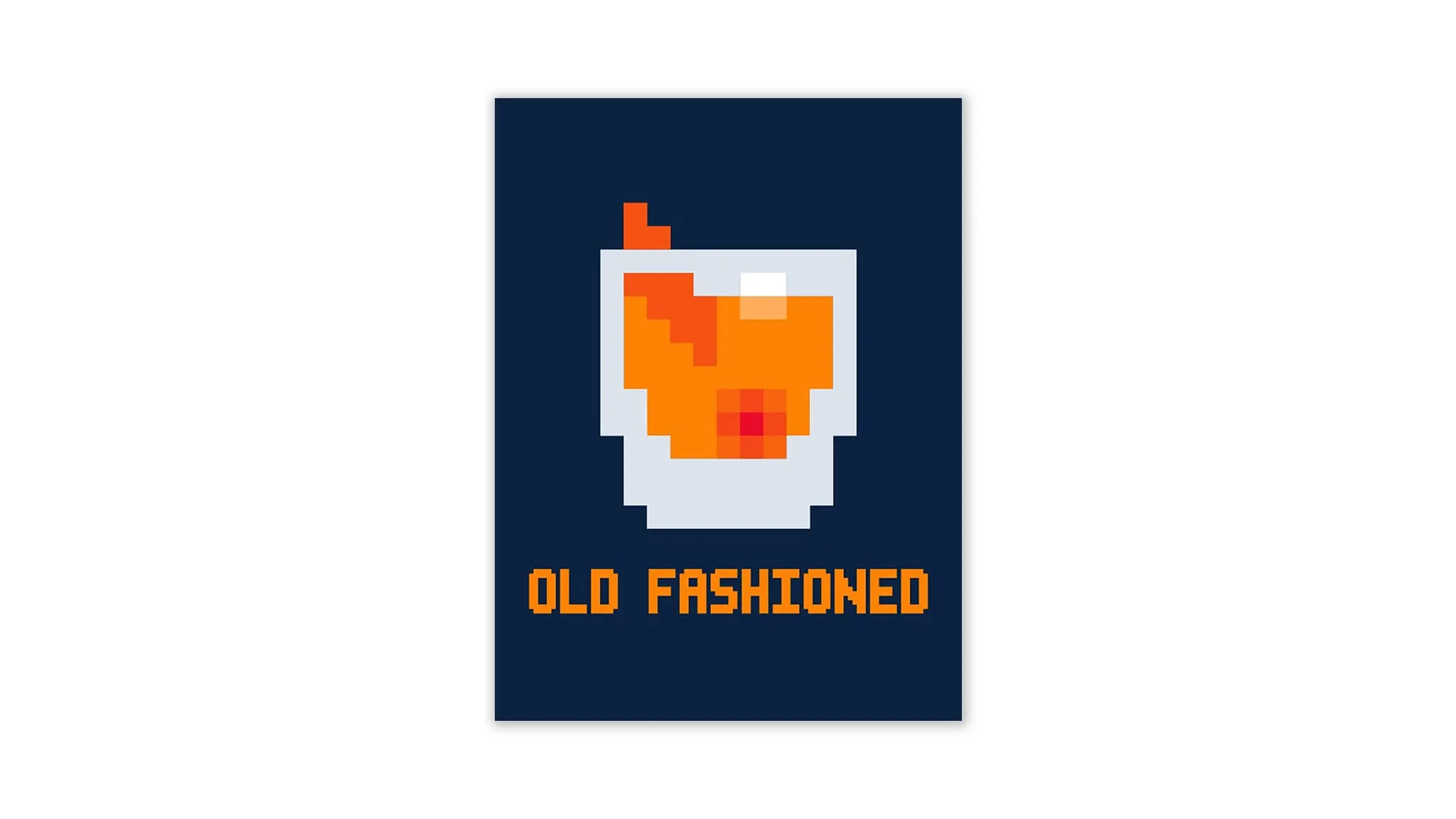 Old Fashioned 8-Bit Wall Art