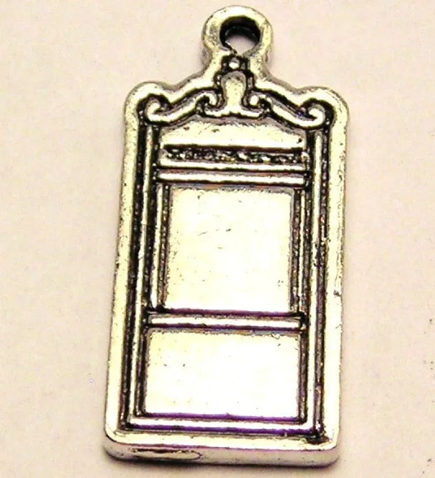 Old Fashioned Style Ticket Booth Genuine American Pewter Charm