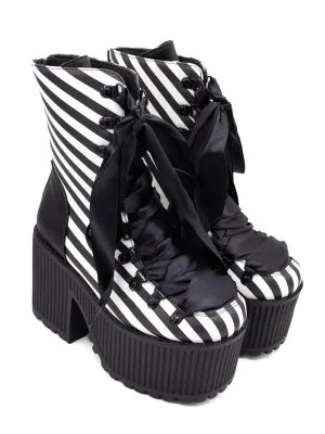 Pandora Striped Platform Boot STRANGECVLT