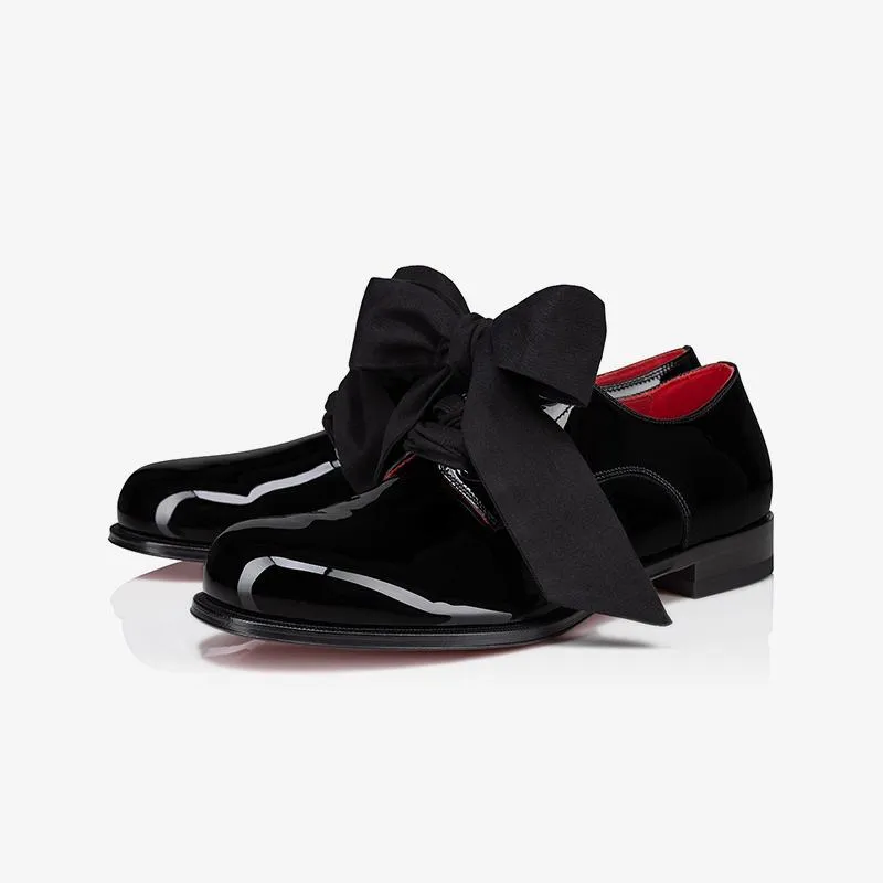 Patent Leather Dress Shoes With Bows