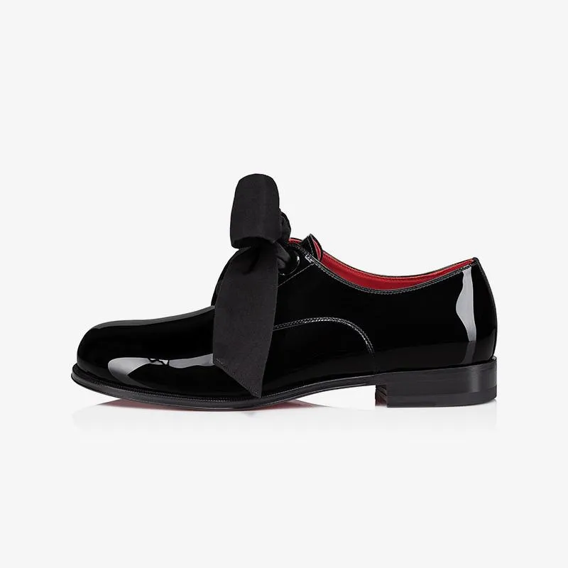 Patent Leather Dress Shoes With Bows