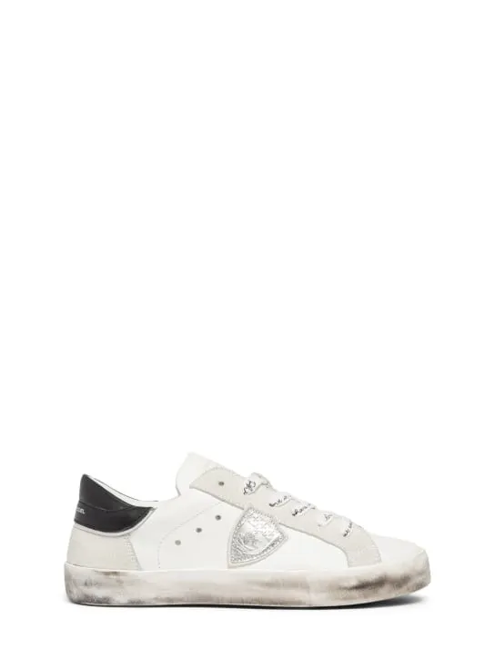 PHILIPPE MODEL   Paris leather lace-up sneakers 