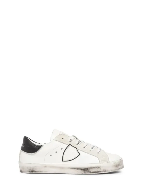 PHILIPPE MODEL   Paris leather lace-up sneakers 