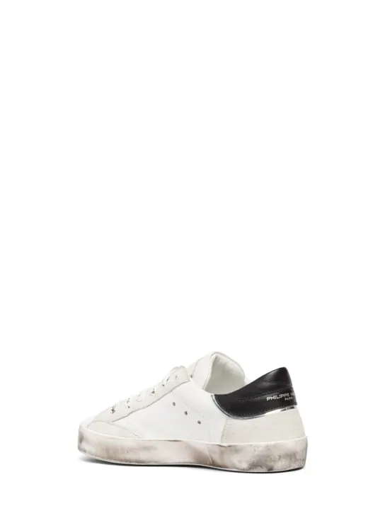 PHILIPPE MODEL   Paris leather lace-up sneakers 